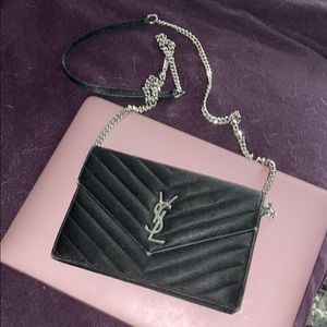 YSL black crossbody! Used condition.